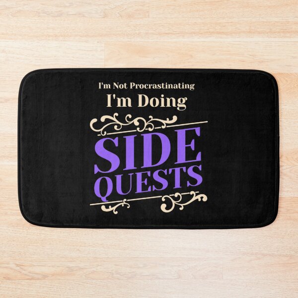Item preview, Not Procrastinating Side Quests Funny RPG Gamer designed and sold by Paula Helit.