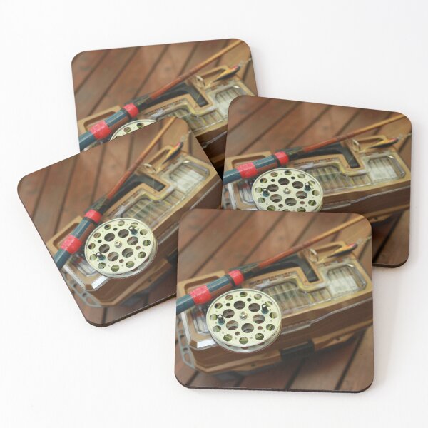 Item preview, fishing rod with big reel still life designed and sold by mrivserg.