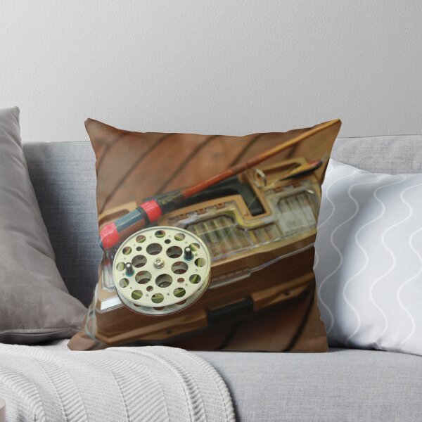 Item preview, fishing rod with big reel still life designed and sold by mrivserg.