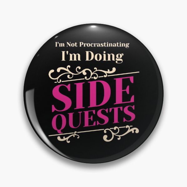Item preview, Not Procrastinating Side Quests Funny RPG Gamer designed and sold by Paula Helit.