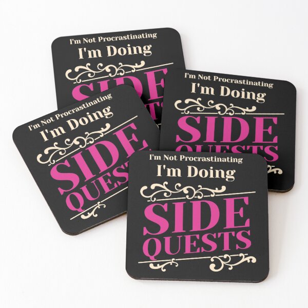 Item preview, Not Procrastinating Side Quests Funny RPG Gamer designed and sold by Paula Helit.