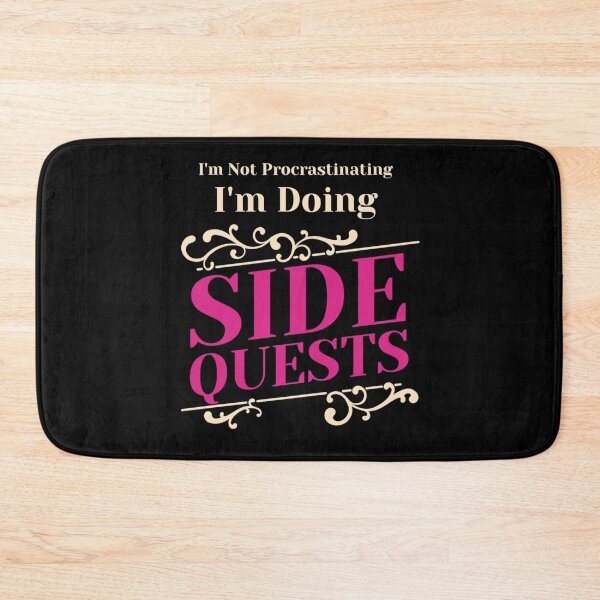 Item preview, Not Procrastinating Side Quests Funny RPG Gamer designed and sold by Paula Helit.