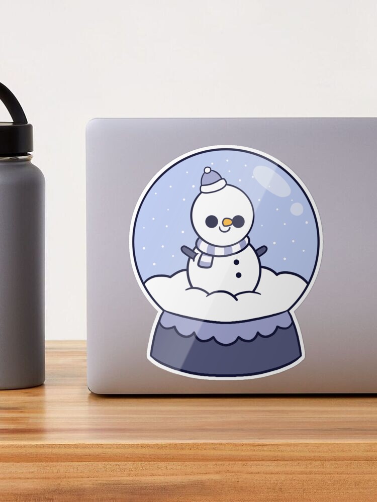 Snow Globe Dave and Friends Stickers [TRANSPARENT STICKER] – KyariKreations