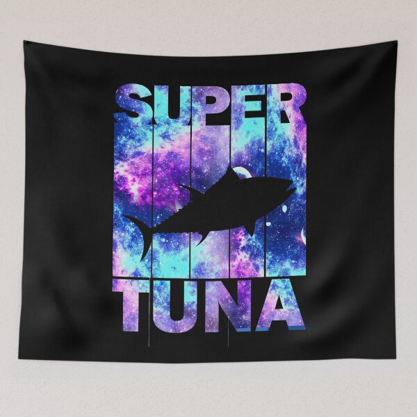 Item preview, Super Tuna - Galaxy Tuna Silhouette  designed and sold by trendistic.