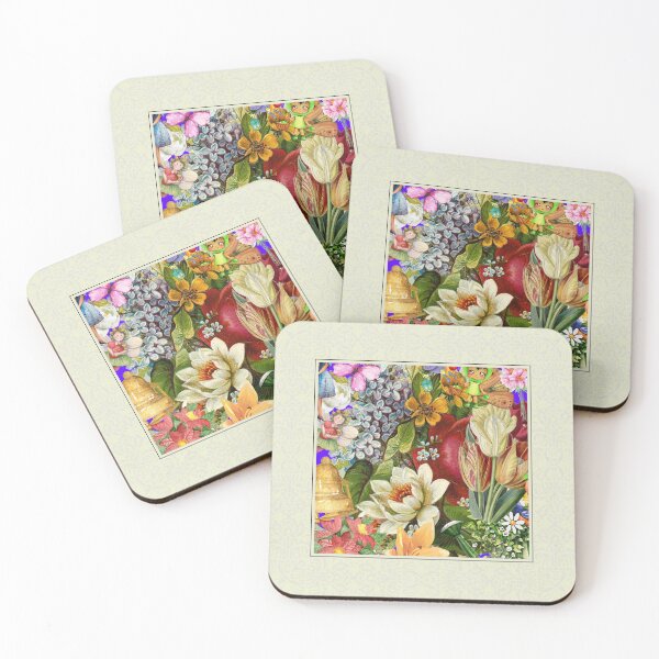 Item preview, Beautiful Flowerlover/Flowerlover Vintage Pastels Seamless Pattern designed and sold by haRexia.
