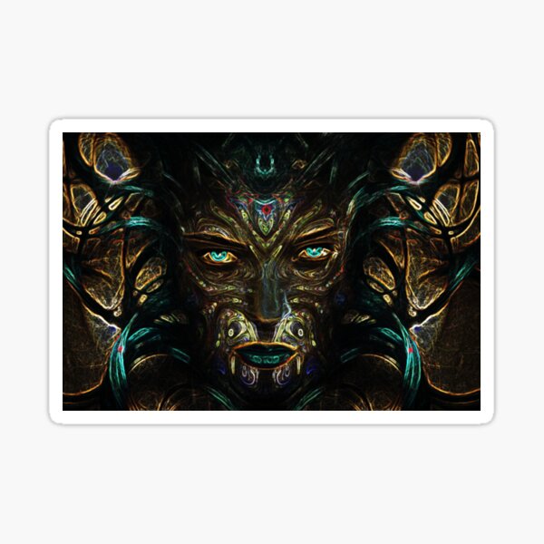 Chimère mosaïque - couleurs Sticker