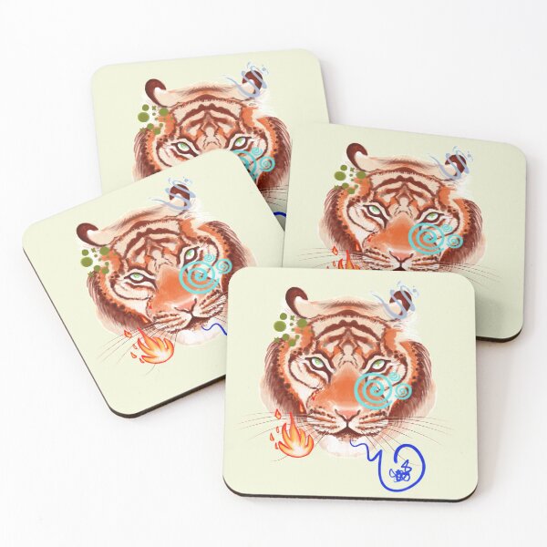 Item preview, Mighty Tiger With Elements designed and sold by DannyOneOfMany.
