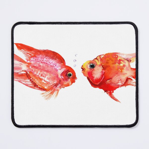 Item preview, Parrot Cichlids fish home decor designed and sold by surenart.