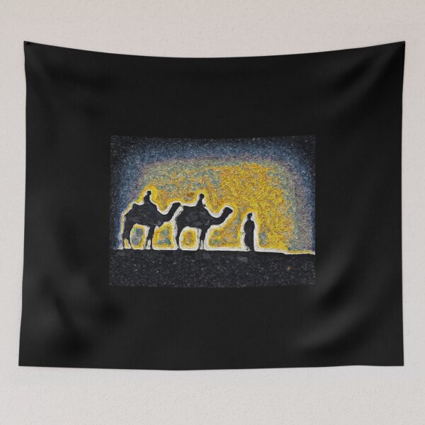 Item preview, Caravan at night designed and sold by Anas Arts.