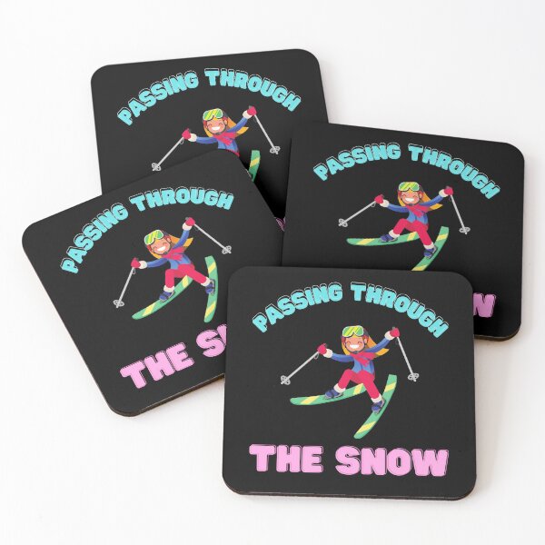 Item preview, Passing Through The Snow Little Girl Skiing designed and sold by The-Muse.