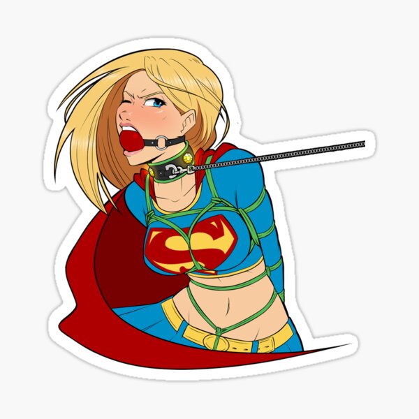 Item preview, powergirl is bound #001 Glossy Sticker designed and sold by RPNATION.
