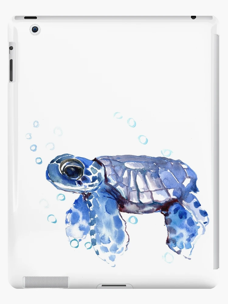 Tutute, the turtle iPad Case & Skin by AlaakUnivers