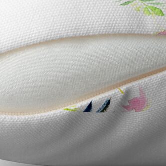 Alternate view of Flying Hummingbird Throw Pillow