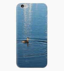 Ripples and Circles – Red-Necked Grebe iPhone Case