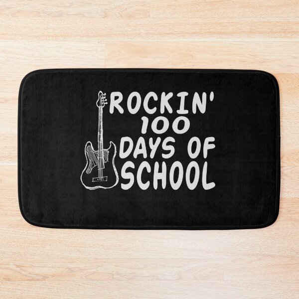 Item preview, Rockin' 100 Days Of School Guitar Student Music Teacher designed and sold by mohalaz.
