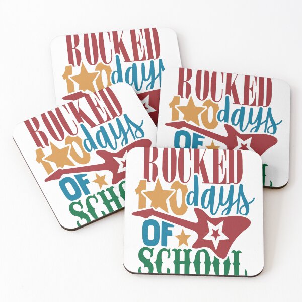 Item preview, Rocked 100 Days Of School Guitar Student Music Teacher designed and sold by mohalaz.