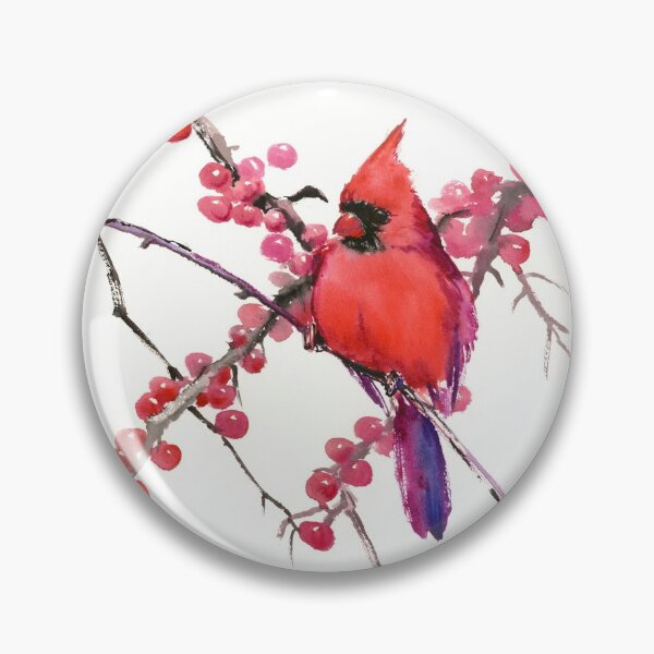 Item preview, Cardinal Bird and Berries designed and sold by surenart.