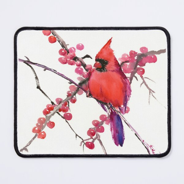 Item preview, Cardinal Bird and Berries designed and sold by surenart.