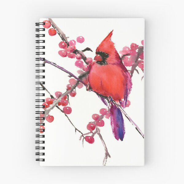 Item preview, Cardinal Bird and Berries designed and sold by surenart.