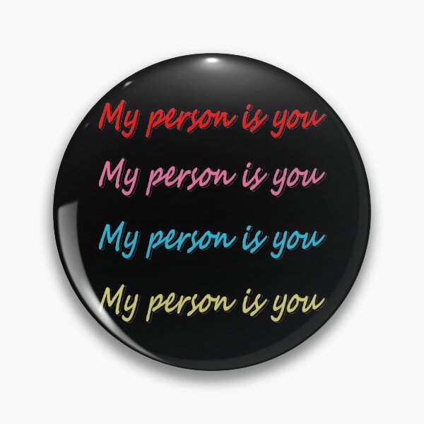 Item preview, My Person Is You - Red Pink Blue and Yellow designed and sold by ShumShumShop.