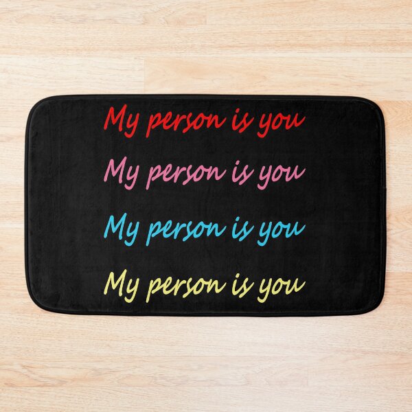 Item preview, My Person Is You - Red Pink Blue and Yellow designed and sold by ShumShumShop.