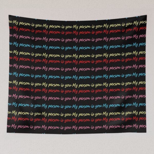Item preview, My Person Is You - Red Pink Blue and Yellow designed and sold by ShumShumShop.