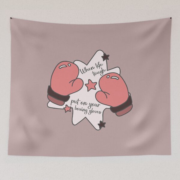 Item preview, When life tough put on your boxing gloves, Boxing Lovers Gift designed and sold by SweetbeStore.
