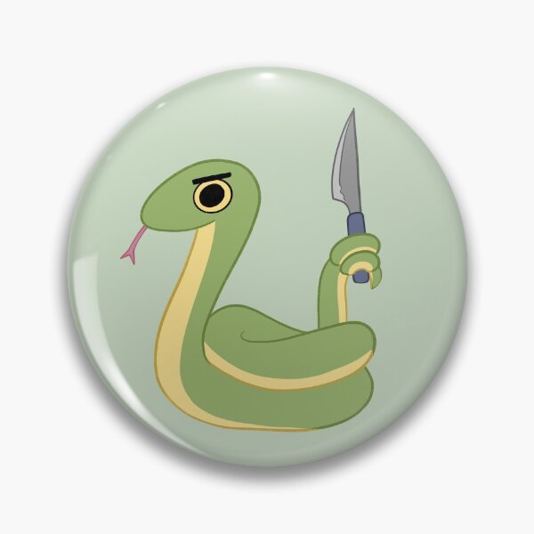 Item preview, Snek with knife designed and sold by VanitasVanilla.