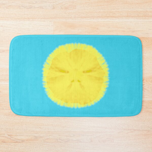 Item preview, Grumpy Frowny Sun (Sky Blue Background) designed and sold by ArtByLM.
