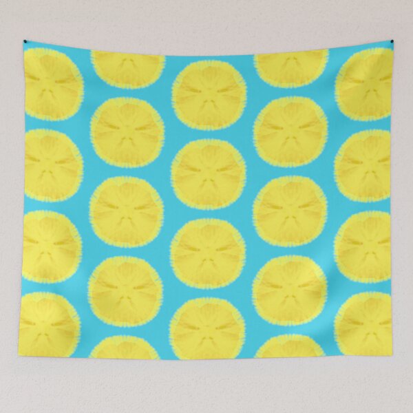 Item preview, Grumpy Frowny Sun (Sky Blue Background) designed and sold by ArtByLM.