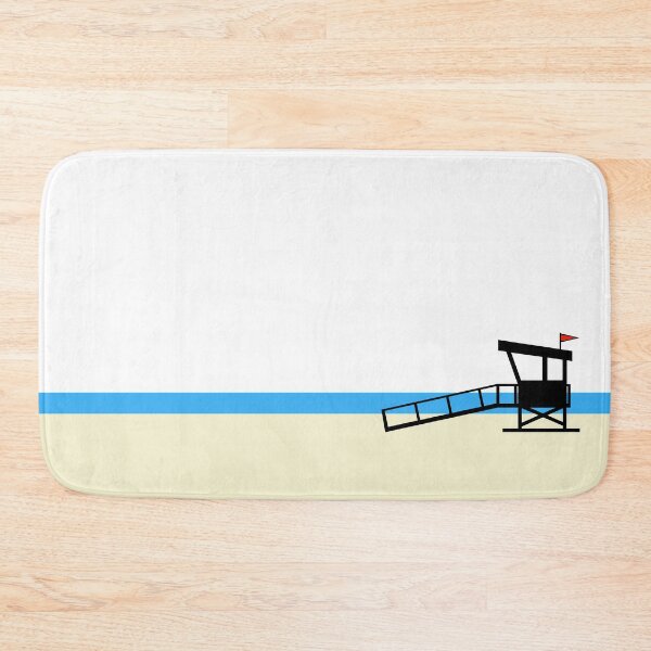 Item preview, The Good Life - Modern Beach Lifeguard Art designed and sold by Sharon Cummings Art.