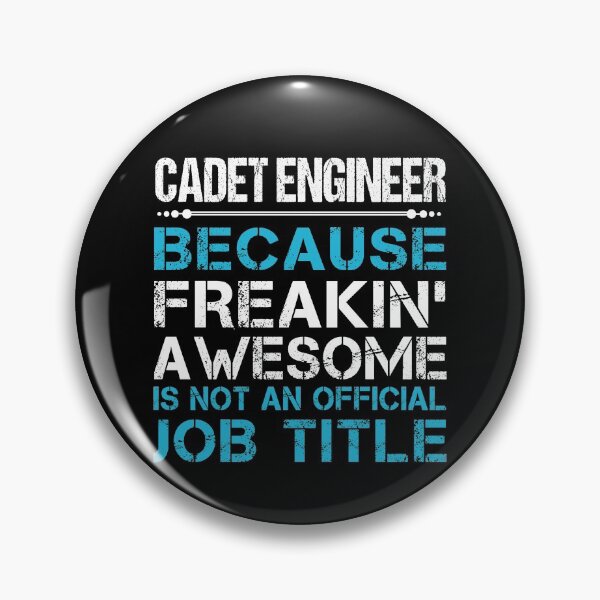 Item preview, Cadet Engineer T Shirt - Freaking Awesome Job Gift Item Tee designed and sold by oetate4774.
