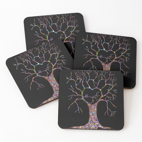 Item preview, Birds in the Colourful Heart Tree designed and sold by FrancesArt.