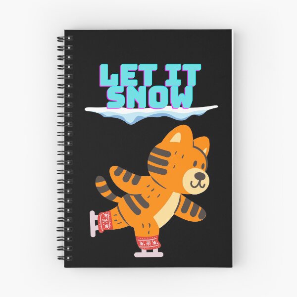 Item preview, Let It Snow - Cute Tiger Ice Skating designed and sold by The-Muse.