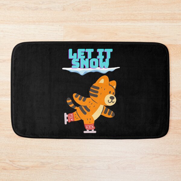 Item preview, Let It Snow - Cute Tiger Ice Skating designed and sold by The-Muse.