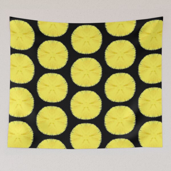 Item preview, Grumpy Frowny Sun (Black Background) designed and sold by ArtByLM.