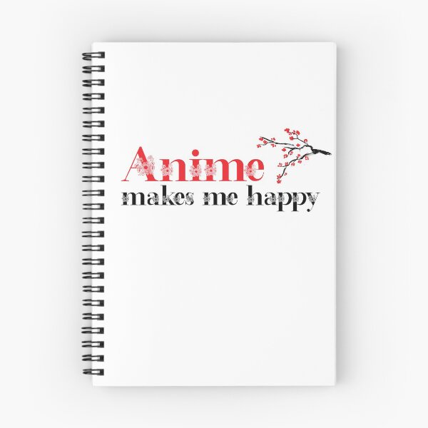 Item preview, Anime Makes Me Happy designed and sold by ErmessThiings.