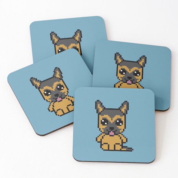 Item preview, Cute German Shepherd (Chibi Pixel Animal Character) designed and sold by Pixe11y.