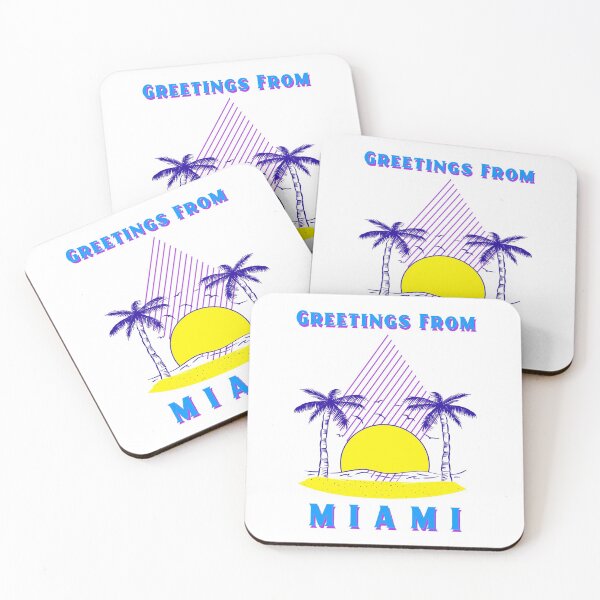 Item preview, Greetings from Miami Premium T-Shirt designed and sold by henes88.