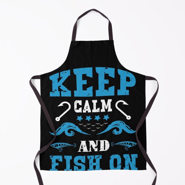 Item preview, Keep Calm And Fish On Funny Dad Fishing Gift designed and sold by mohalaz.