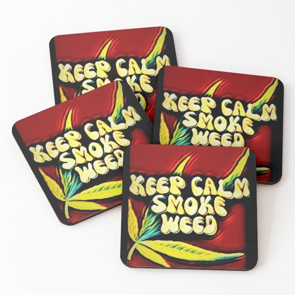 Item preview, KEEP CALM SMOKE WEED Cannatees designed and sold by jmed70.