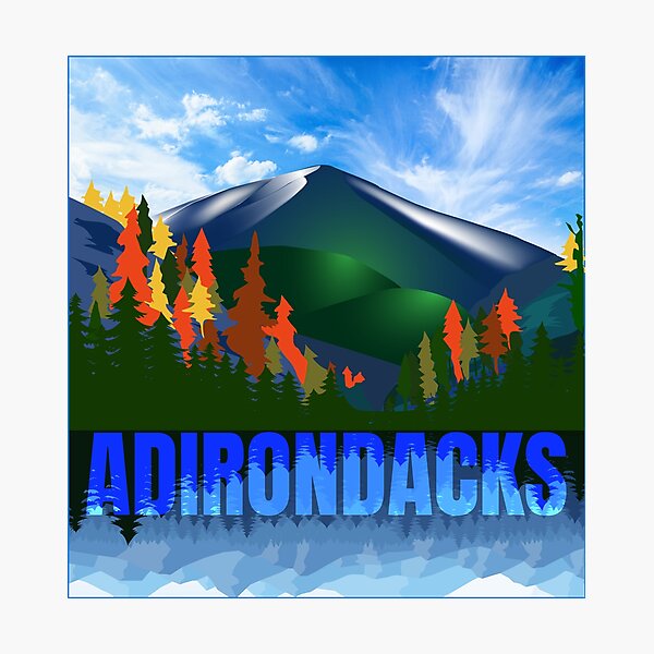 Adirondack Mountains Photographic Print