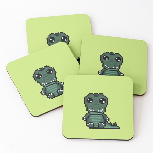 Item preview, Cute Crocodile (Chibi Pixel Animal Character) designed and sold by Pixe11y.