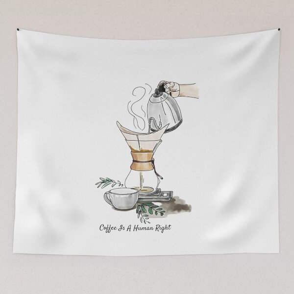 Item preview, Coffee Is a Human Right designed and sold by lojy-pink.