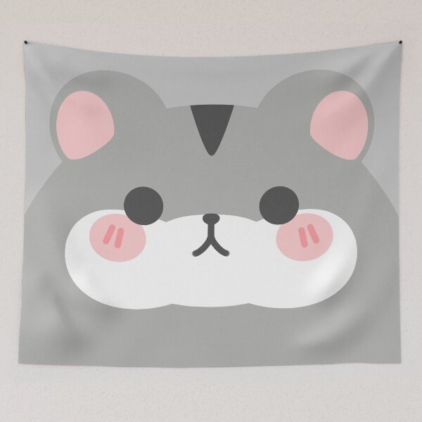 Item preview, Kawaii Winter White Dwarf Hamster Sapphire designed and sold by MadeByBeata.