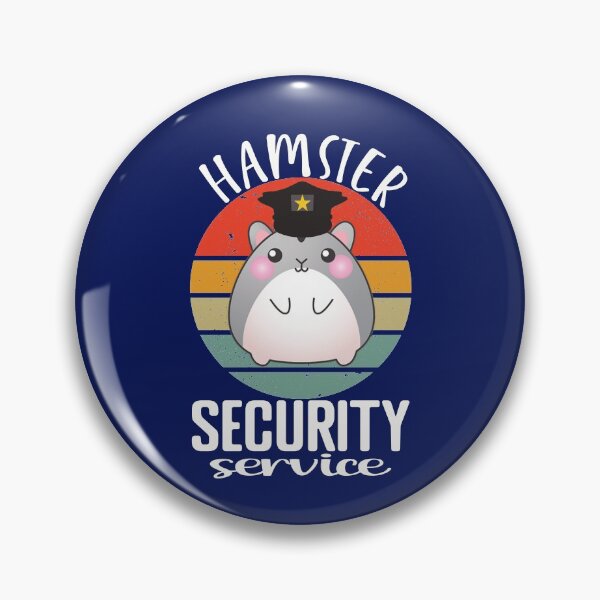 Item preview, Hamster Security Service Cute Hamster Lover Funny Hamster Quote designed and sold by SharpThreadZ.