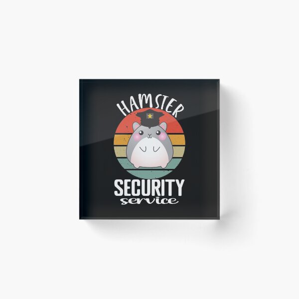 Item preview, Hamster Security Service Cute Hamster Lover Funny Hamster Quote designed and sold by SharpThreadZ.