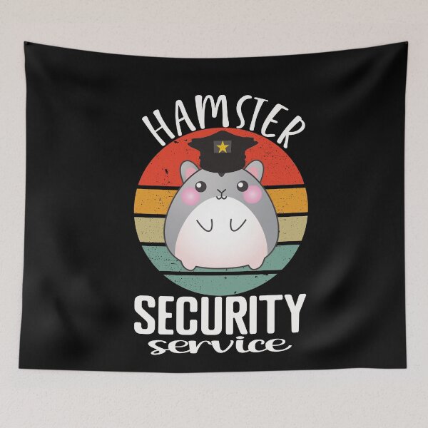 Item preview, Hamster Security Service Cute Hamster Lover Funny Hamster Quote designed and sold by SharpThreadZ.
