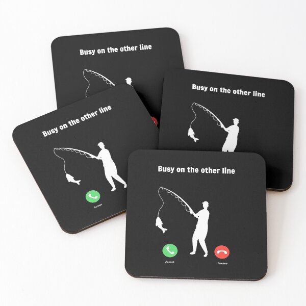 Item preview, Busy On The Other Line - Fishing Lover Design designed and sold by soudaniet.