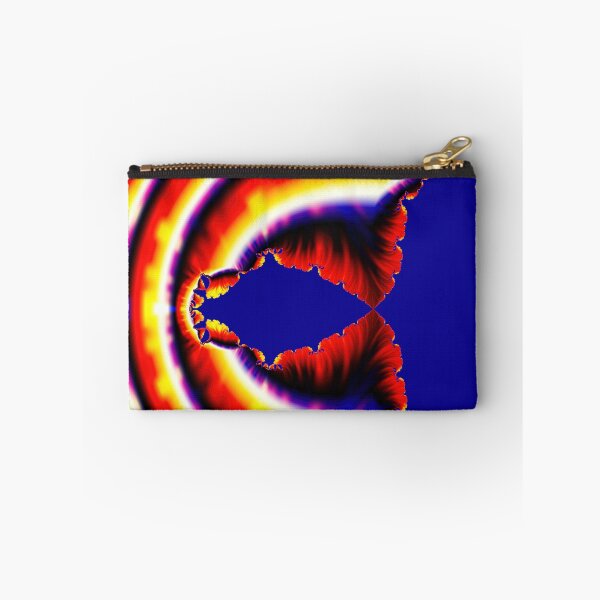 Item preview, Bright Neon Red Blue & Yellow Fractal Design designed and sold by allthingsnatura.